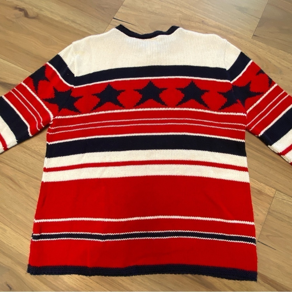 Vintage Cricket Lane Collection Patriotic Crew Neck Sweater 4th of July USA - Picture 5 of 11